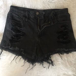 High waisted shorts